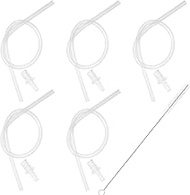 5pcs Milk Tubes Hoses, Milk Tubing Kit Coffee Maker Machine Coupler Accessories Part with 5 HP3 Tubi