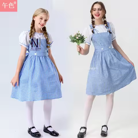 The Wizard of Oz Dorothy Alice Cosplay Dresses - Princess/Maid Styles for Family, Kids' Day & Stage 