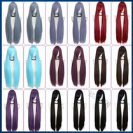 Store Manager Recommended⌛Anime Wig cos play cosplay Colorful Hair Long Straight Hair 80cm Straight 