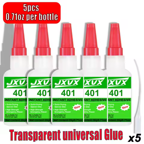 401 Oil-Based Superglue, Cyanoacrylate Adhesive, High Strength Liquid Repair Adhesive, Can Quickly R