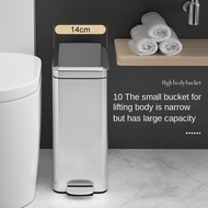 High Quality Stainless Steel Pedal Step Rubbish Bin 18L Large Capacity Kitchen Use Inner Bin