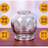Manufacturer Thickened Glass Cupping Cup Transparent Brown Household Beauty Health Cupping Cupping N