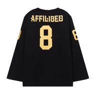 เสื้อยืดพิมพ์ลายแขนยาวเสื้อแข่งฟุตบอล SUP Trendy Number 8