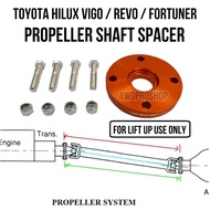 LIFT UP TOYOTA HILUX VIGO REVO ROGUE FORTUNER PROPELLER SHAFT LONG SHAFT SPACER 15MM PROP SHAFT SPAC