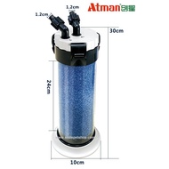❗❗สินค้าแนะนำ❗❗ Atman QZ-30 (ถังกรองสำหรับต่อพ่วงกรองนอกตู้ หรือต่อจาก เพื่อกรองน้ำให้ใสสะอาด)