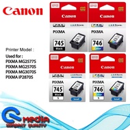 CANON PG-745 BLACK / CL-746S / CL-746 COLOR INK CARTRIDGE  iP2870S/iP2870/iP2872/TS207/307/MG2470/MG