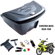 HONDA RSX 150 YAMAHA Y15ZR CENTER TOP BOX WITH KEY LOCK AND BRACKET / BAKUL TENGAH MOTOR SEKALI BRACKET