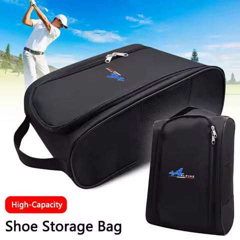 Car Emblem Outdoor Sneaker Storage Bag Cloth Shoes Travel Case For Alpine A290 GTS A110 Espace Austr