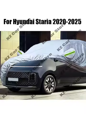 Full Car Cover For Hyundai Staria 2020-2025 Outdoor Anti-UV Sun Snow Rain Wind Protection Waterproof