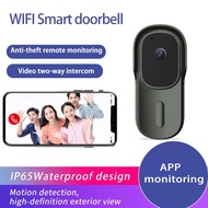 1/3 inch 2 megapixel CMOS waterproof WIFI intelligent video doorbell 170 ° angle wireless visual intercom doorbell