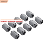 【LOMC】10 Pack Ferrite Ring Core Grey Clip-On Ferrite Core Noise Suppressor Cable Clips