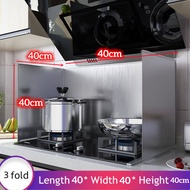 Stainless Steel Kitchen Gas Stove for Cooking Oil Spill Oil Baffle Plate Damper High-temperature Thi