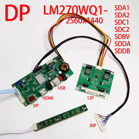 LM270WQ1-SDC2 Controller Board Kit For iMac 2560X1440 LED 30Pins LM270WQ1(SD)(A2) Driver Board LCD S
