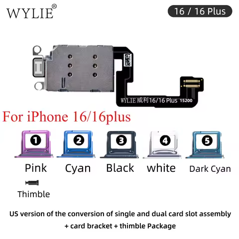 WYLIE For iPhone 16 Plus ESIM Convert To SIM Dual US Version Of The Conversion Of Single And Dual Ca