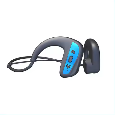 Q1 Bone Conduction Headphone Built-in Memory 8G IPX8 Waterproof MP3 Music Player Swimming Diving Ear