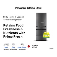 Panasonic Premium MIJ 6-Door Refrigerator NR-F603GT-SS