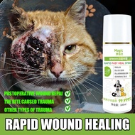 100ml Pet Wound Spray Pet Antibacterial Spray for Skin Wound Repair Fluid for Dogs and Cats