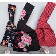 Japanese knot bag - Yukata casual bag - pouch hampers - knot bag