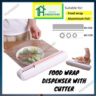 Homestori Cling Wrap Cutter Plastic Food Cover Transparent 保鲜膜 保鲜膜切割器 Pembalut Plastik Makanan