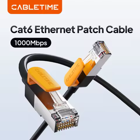 CABLETIME Cat6 Ethernet Cable LAN Cable UTP CAT 6 RJ 45 Network Cable UTP Cat6 3M 5M 8M 10M for Patc