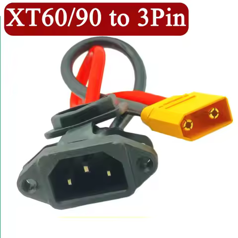 XT60/XT90 to 3Pin C14 Male Female New Energy E-bike Charging Cable Power Socket XT60 XT90 Battery Ca