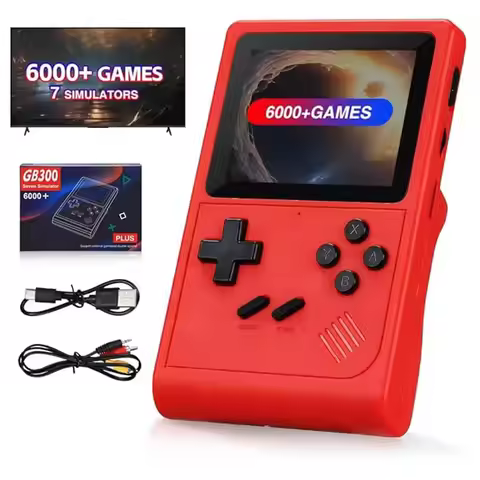 GB300 Portable Handheld Game Player 3.0 inch Screen TV Video Game Console AV Output Retro Game Conso