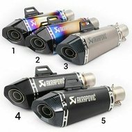 Motorcycle Exhaust Universal Akrapovic Exhaust Muffler Pipe