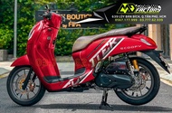 [Siêu Sale] Tem rời Scoopy 2023 xe đỏ - mẫu sọc Scooter siêu hot - tem cao cấp không bay màu