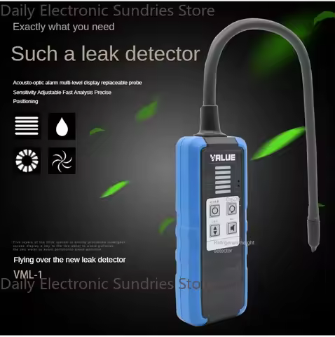 VML-1 Value Professional Refrigerant Gas Leak Detector Universal for R22 R134A R410A R404A R32 R600A