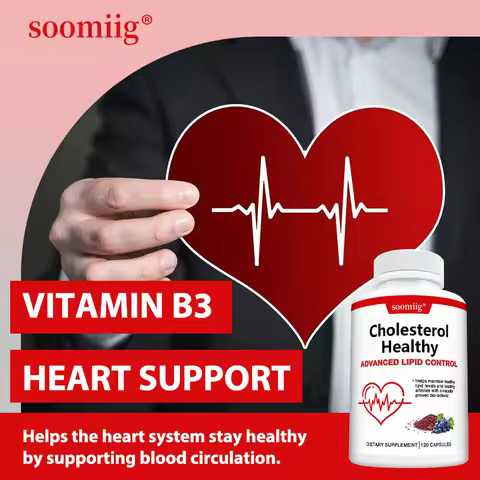 Cholesterol Supplements, Red Yeast Rice & Grape Seed Extract, Supports Heart Health, Cholesterol Bal