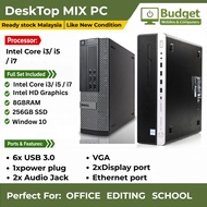 DESKTOP PC MIX INTEL i5/i3/I7 2ND,3RD GEN,6TH GEN,7TH GEN, 8TH GEN FOR OFFICE, EDITING, SCHOOL