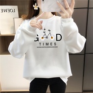 [AMYGO]2024 Blaus Baju Perempuan Sweatshirt Ladies Outerwear Blouse Women Hoodie Wanita Lengan Panjang