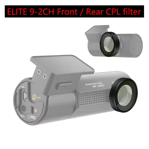 For BLACKVUE ELITE 9-2CH HD CPL filter Reduce Glare Reflect / Rear Cam CPL filter