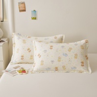 Small Fresh Cartoon 30 * 50 Pure Cotton Pillowcase 35 * 55 Cotton Pillowcase Children Pillowcase One