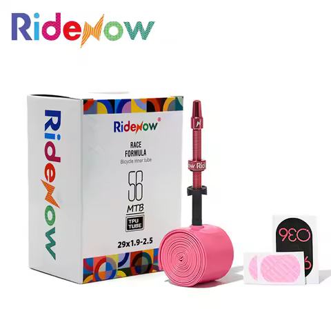 RideNow TPU Inner Tube MTB 29/1.9-2.5 56g Removable Valve Cores External Thread Metal Presta Valves