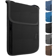 Travel Neck Wallet with RFID Blocking – Passport Holder Organizer Neck Pouch – Portable Easy to Conc