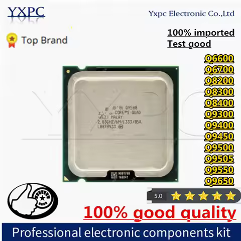 Q6600 Q6700 Q8200 Q8300 Q8400 Q9300 Q9400 Q9450 Q9500 Q9505 Q9550 Q9650 775 pin CPU Core 2 Processor