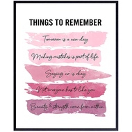 Nice Inspirational Quotes Wall Decor Uplifting Encouragement Gifts for Women Girls Teens Daughter BF