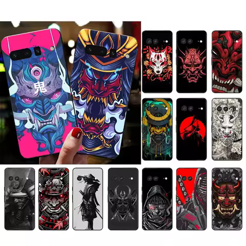 Phone Case for Google Pixel 10 9 Pro XL 9A 8 7 6 Pro Pixel 8A 7A 6A Pixel 8 7 6 5 Japanese Samurai O