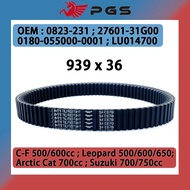 PGS 939x36 Drive Belt For CFMoto CF400 450L CF500 CF600 0180055000 0180-055000-0001 0180-055000-0004