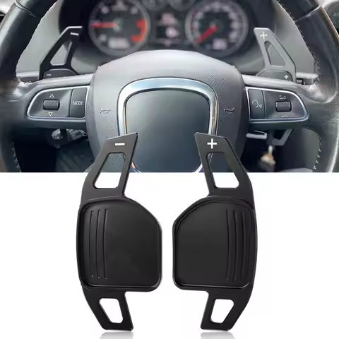 New Steering Wheel Shift Paddle Shifter Extension Gearbox For Audi TT TTS MK2 8J A5 S5 Coupe A4 B8 A