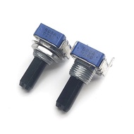 【Factory-direct】 1 Piece Horizontal Rk11 Type Rotary Potentiometer 4pin B10k A50k A503 Power Amplifi