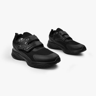 G-Max Black Velcro Tape School Shoes for Secondary | 407-00675 | Kasut Sekolah Hitam Remaja