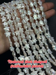 Natural freshwater star shaped pearls best seller!! Boho style design