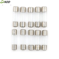 ADD 10pcs Glass Tube Fuse 5mm x 20mm 1.6A T1.6A 250V Slow Blow 1.6Amps AB
