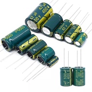 6.3V 10V 16V 25V 35V Aluminum Electrolytic Capacitor  High Frequency Low ESR 47UF 100UF 220UF 330UF 
