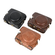 PU Leather Camera Case For Sony RX100 RX100II RX100III RX100IV RX100V With Strap