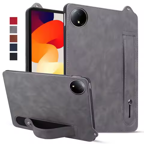 For Redmi Pad SE 8.7 Case PU Leather Soft TPU Stand Handheld Tablet Funda For Redmi Pad SE 8.7 inch 