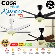 Alpha Cosa Xpress LED 54 / 40 3 Color LED AC Motor Remote Control Ceiling Fan