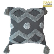 RamsHomeDecor Boho Cushion Cover / Pillow Case / Home Office Sofa Decor / Sarung Bantal / Sarung Kusyen / Bantal Hiasan Rumah - Jute (Infinity Pattern)